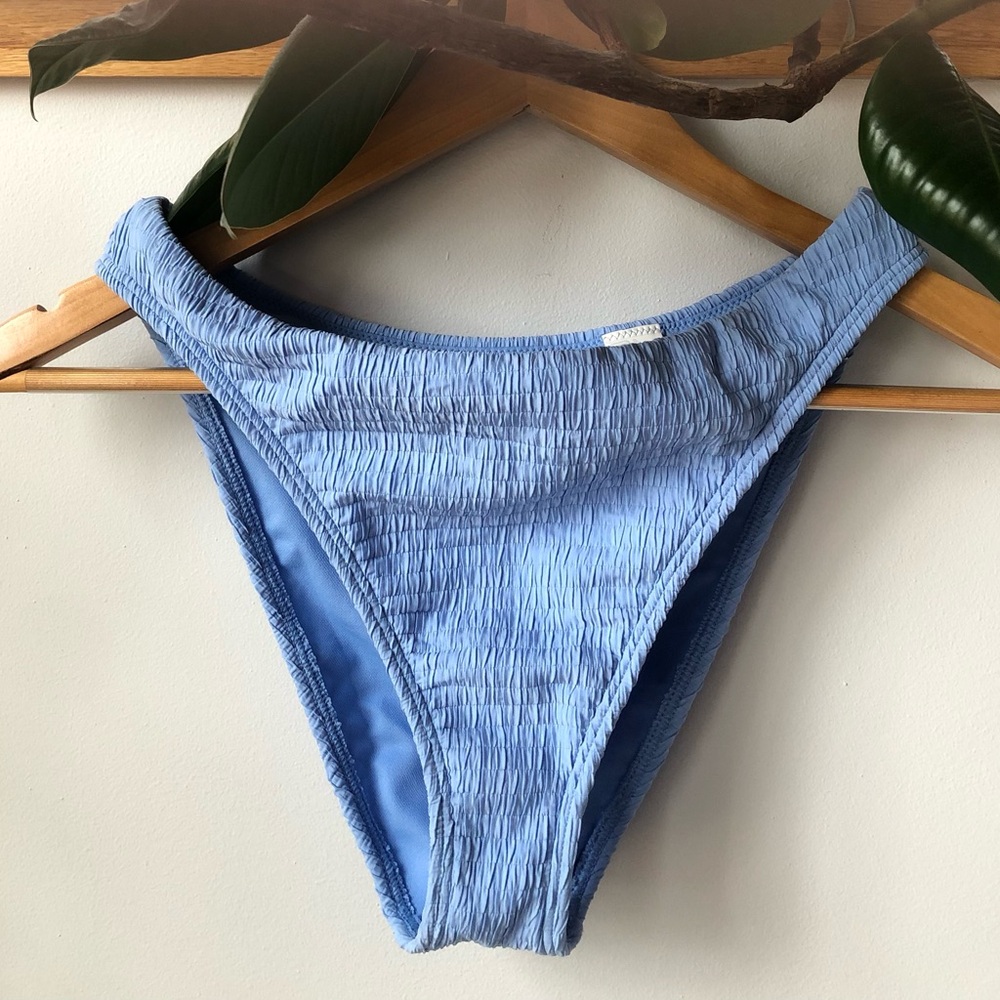 Abercrombie & Fitch Mid Rise High Leg Moderate Bikini Bottom